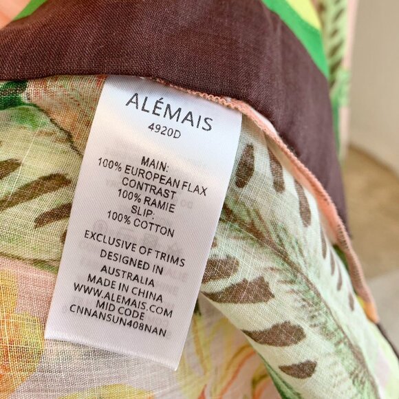 Alemais Papaya Bloom Belted Maxi Dress - Picture 15 of 15